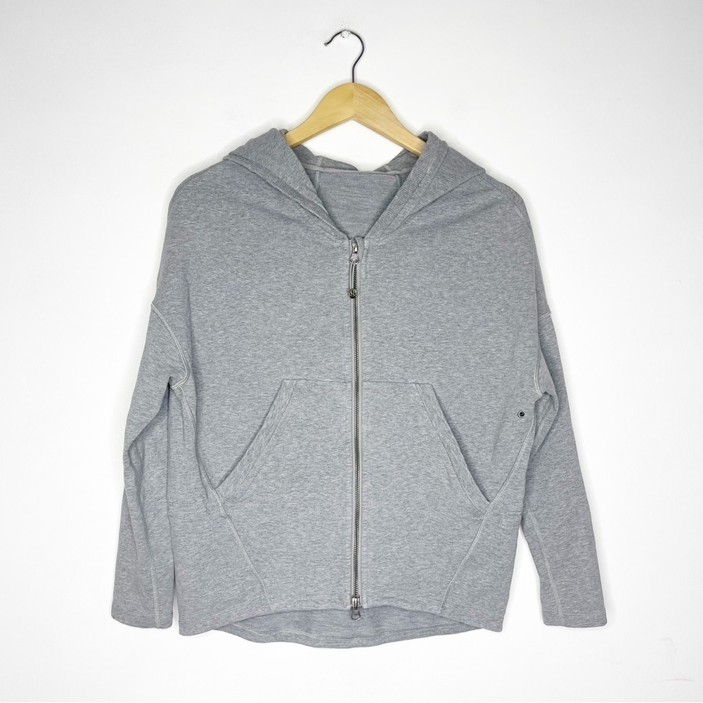 lululemon athletica Gray Zip-Up Hoodie